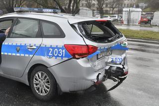 Wypadek radiowozów