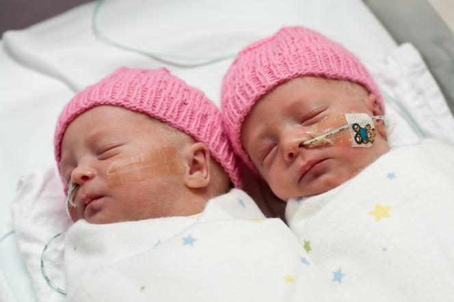 Bliźnięta jednojajowe - identyczne noworodki