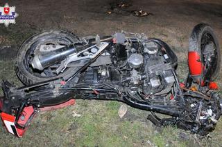 Tragiczny wypadek. 23-letni motocyklista zginął na miejscu