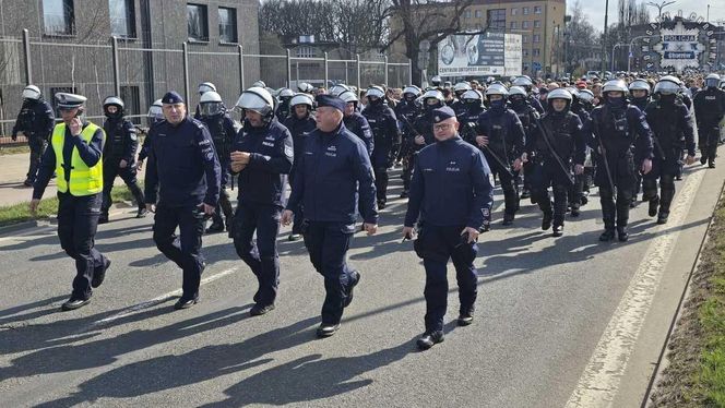 Incydenty podczas meczu Ruchu Chorzów z Legią Warszawa. Interweniowała policja
