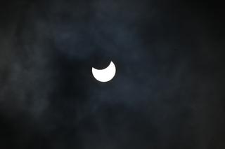 Zaćmienie słońca widziane z Błażowej na Podkarpaciu. Zobaczcie zdjęcia 