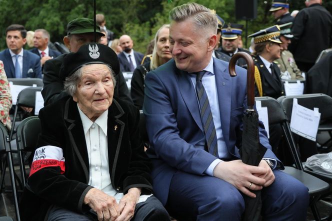 Uroczystość pod pomnikiem Polegli Niepokonani (1.08.2025)