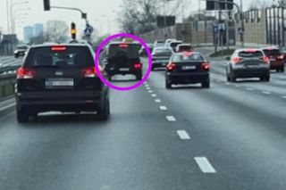 Lewandowski po meczu Polska - Litwa pędził ulicami Warszawy