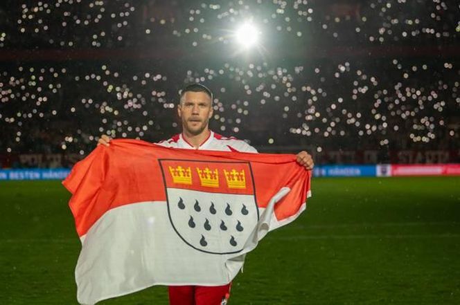 Lukas Podolski. Pożegnanie z kibicami w Kolonii