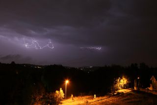 Burze i gradobicie w Polsce