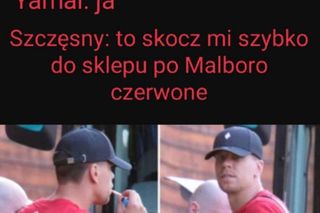 Wojciech Szczęsny w Barcelonie MEMY