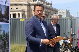 Plac Centralny w Warszawie. Rozpoczęła się budowa