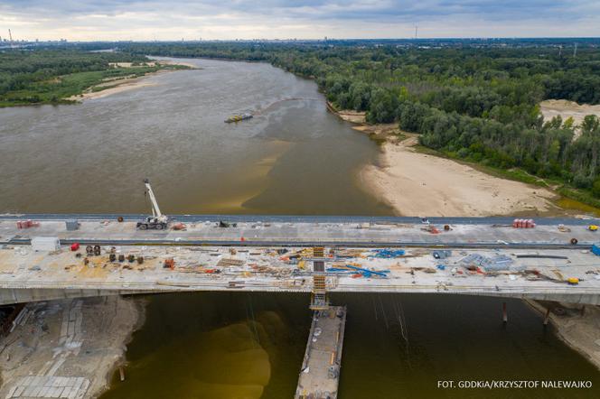 Tak powstaje Południowa Obwodnica Warszawy - budowa odcinka mostowego S2