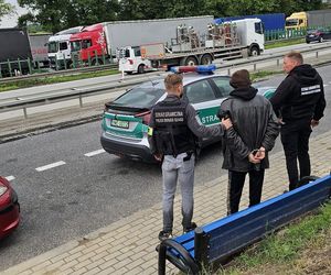 Pościg za nielegalnymi migrantami na autostradzie A4. Obywatel Ukrainy z zarzutami 