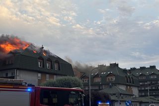 Pożar w Ząbkach (3.07.2025)