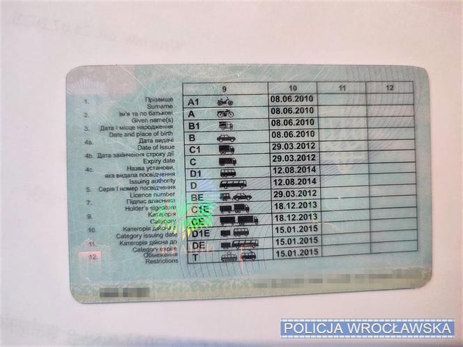 Kierowca z fałszywym dokumentem zatrzymany