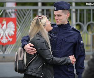 Uroczyste ślubowanie 69 nowych policjantów  w Oddziale Prewencji Policji w Katowicach