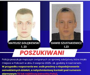 Młody mężczyzna pchnięty nożem pod sklepem monopolowym. Policja szuka dwóch 23-latków