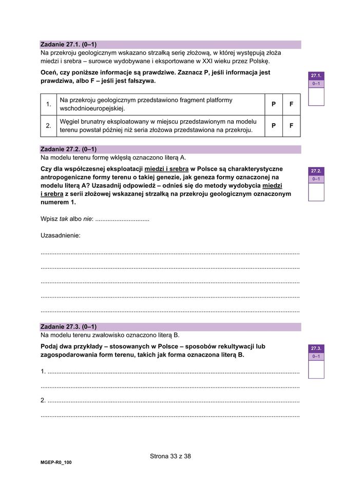 Matura 2025 geografia - odpowiedzi, arkusz CKE  15.05.2025 - Formuła 2023	
