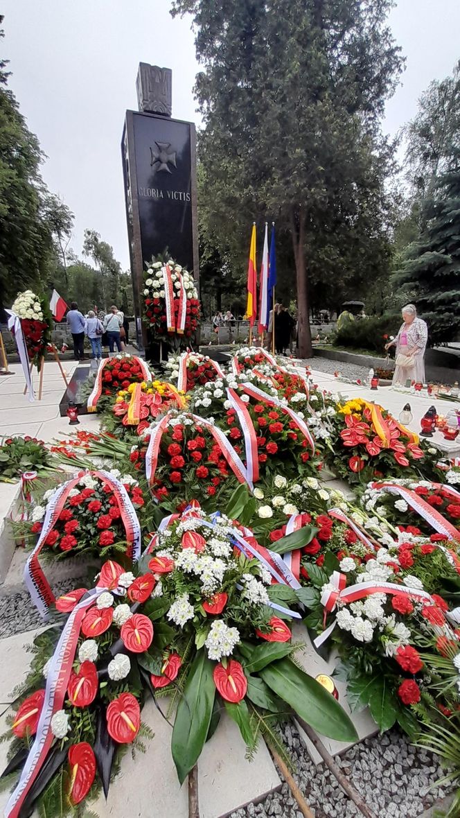 81. rocznica wybuchu Powstania Warszawskiego. Uroczystości przy pomniku Gloria Victis