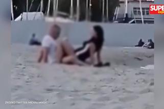 Gorące nagranie z plaży w Gdyni