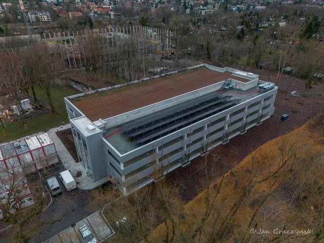 Parking przy Krakowskim Centrum Muzyki