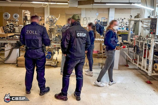 Nielegalna fabryka papierosów rozbita