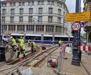 Utrudnienia dla pasażerów. Ulica Gdańska bez tramwajów