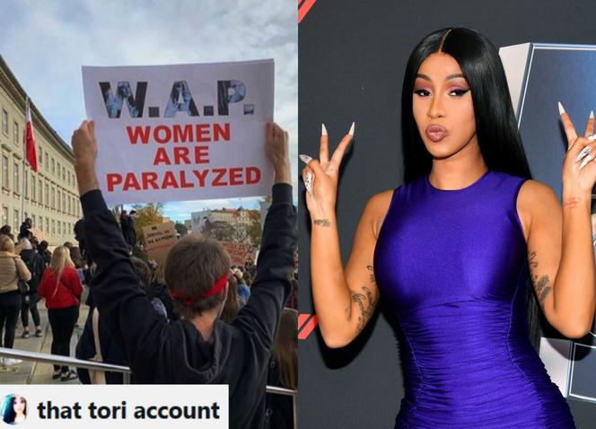 Cardi B wspiera strajk kobiet