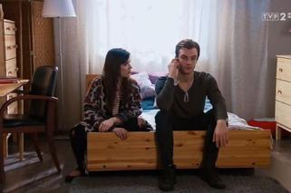 Barwy szczęścia, odcinek 1870, Agata (Natalia Zambrzycka), Paweł (Mateusz Rzeźniczak)