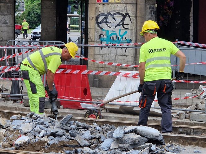 Utrudnienia dla pasażerów. Ulica Gdańska bez tramwajów