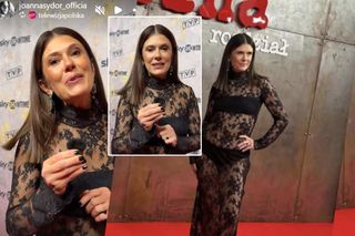 50-letnia Sydor w bieliźnie na czerwonym dywanie. Przez koronki wszystko było widać!