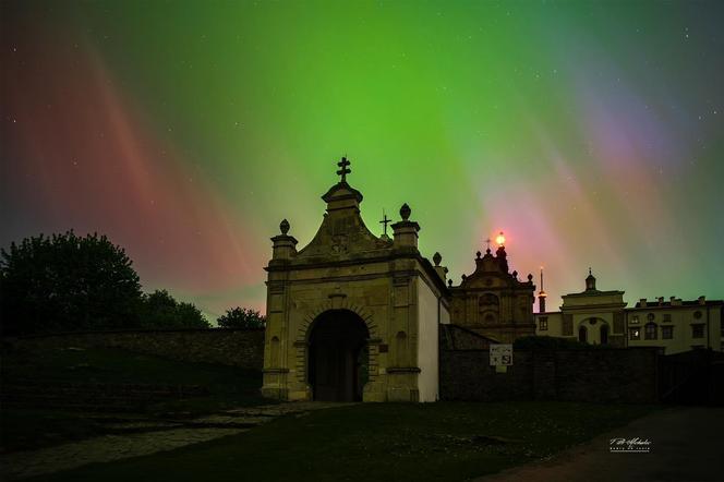 Niesamowity spektakl na niebie. Zorza Polarna Świętokrzyskie 10.05