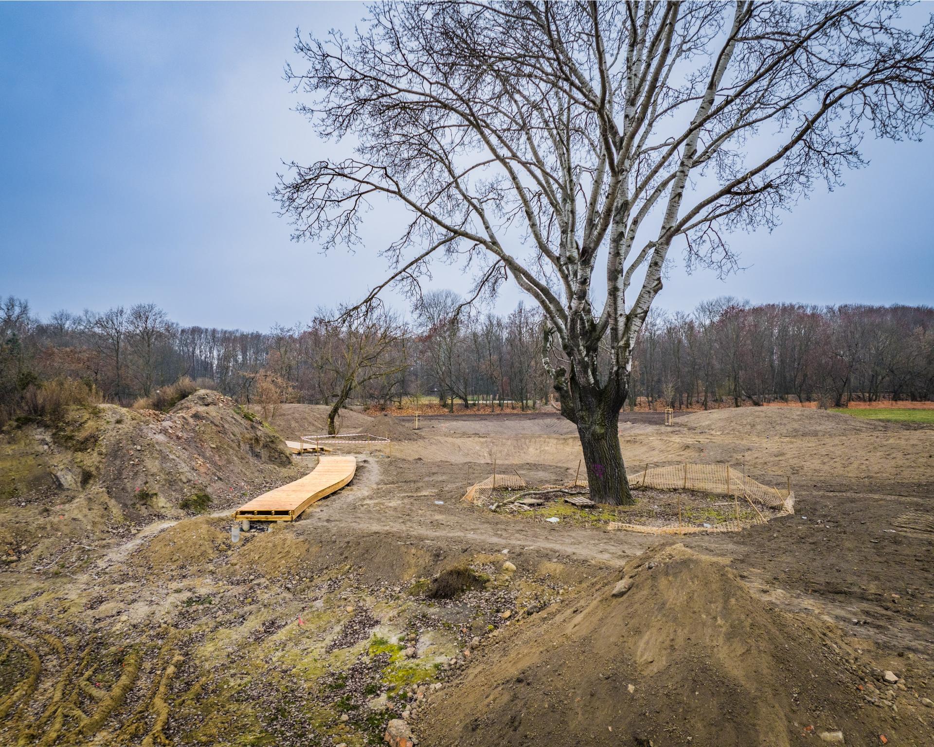 Modernizacja parku Pole Mokotowskie w Warszawie, proj. WXCA