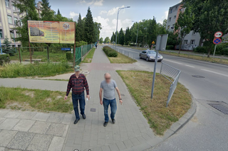 Google Street View w Kielcach. Osiedle Czarnów