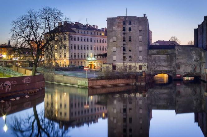 Na zdjęciu młyny św. Klary i Hotel Tumski