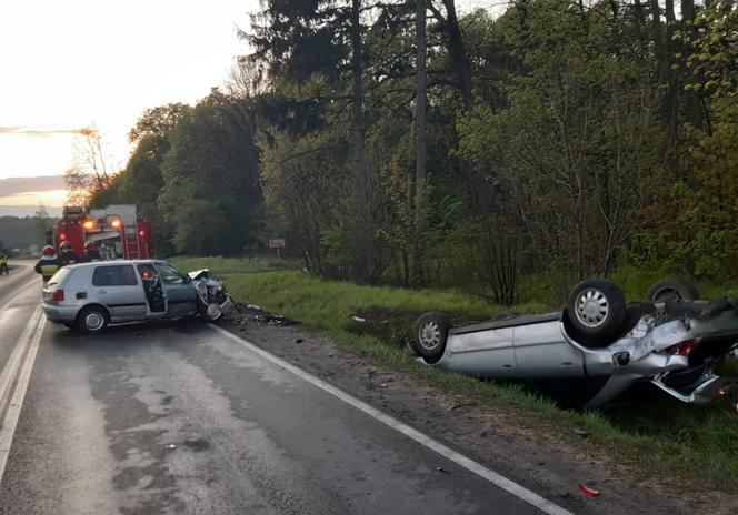 Groźny wypadek na DK nr 15 w Kujawsko-Pomorskiem! Kilkumiesięczne dziecko w szpitalu