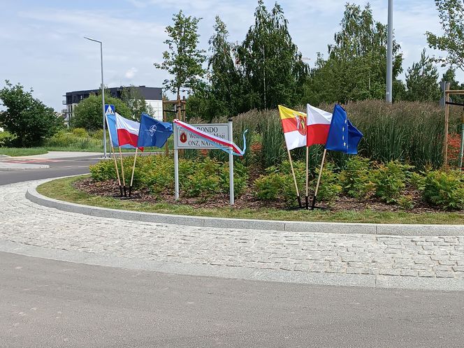 Otwarcie nowego ronda w Grudziądzu