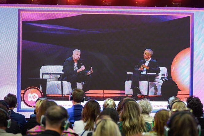 Barack Obama w Poznaniu podczas Impact 2025