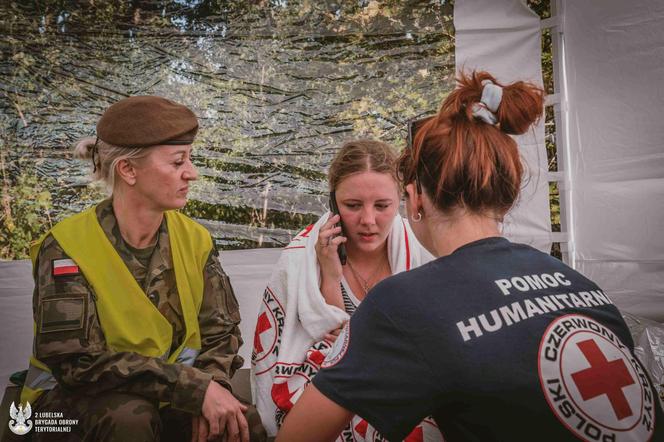 Ćwiczenia 2 LBOT  z ratownictwa na terenie powiatu radzyńskiego
