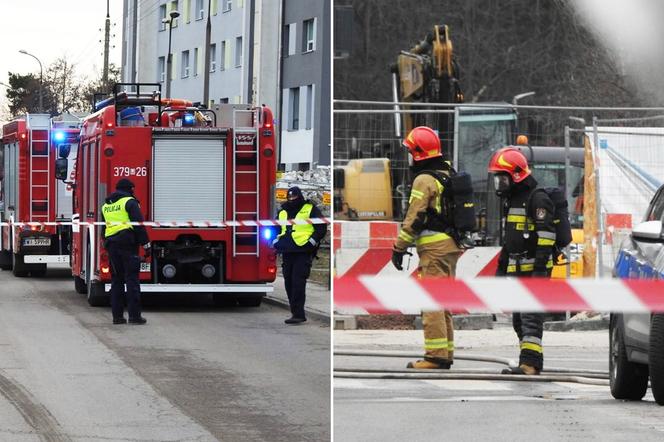 Pożar w salonie urody w Wawrze. Strażacy znaleźli podejrzaną paczkę, ewakuacja mieszkańców