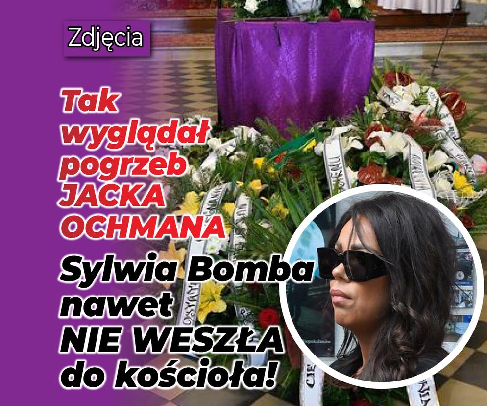 Tak wyglądał pogrzeb Jacka Ochmana. Sylwia Bomba nawet NIE WESZŁA do kościoła! [ZDJĘCIA]