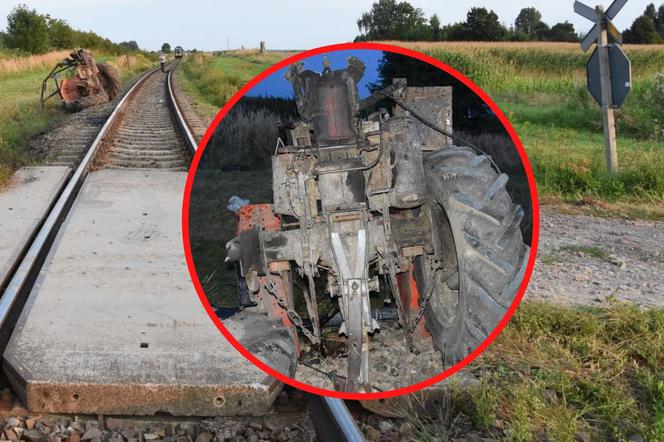 Zarudzie: Pociąg staranował ciągnik. 58-latek nie żyje!
