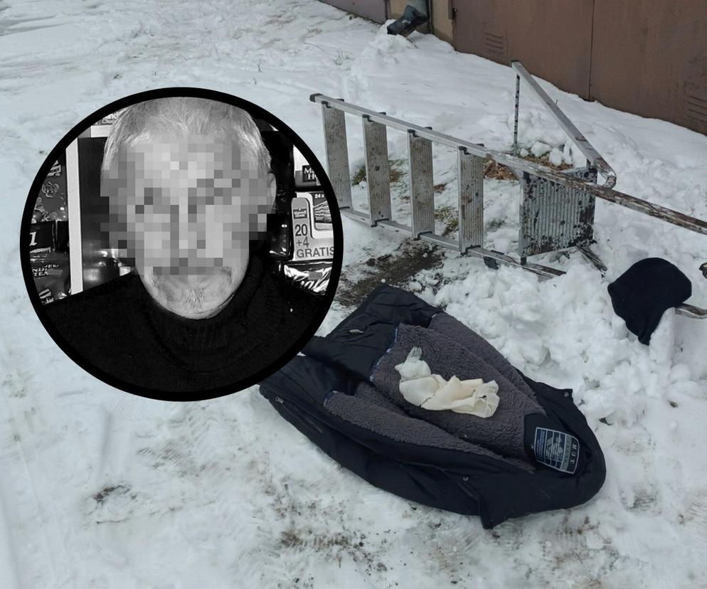 Koszmarny wypadek 69-letniego emeryta z Siedlec. Odśnieżał dach spadł z drabiny zmarł w szpitalu. 
