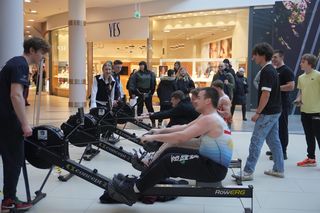 Wiosłowanie dla WOŚP w Poznaniu