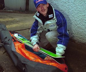 Maciej Kurzajewski i Adam Małysz