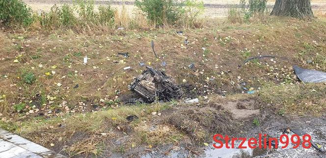 Wypadek pod Strzelinem