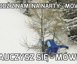 Najlepsze MEMY o narciarzach. Śmieszą do łez!