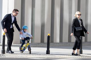 Niedzielny spacer Małgosi Kożuchowskiej z rodziną