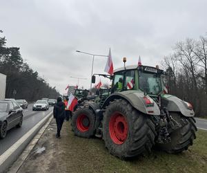 Protest rolników w Warszawie i na obrzeżach miasta 