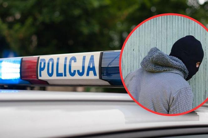 W  kapturze i zaciągniętą na twarz koszulką pobił 17-latka. Sam ma 15-lat. 