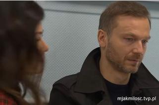 M jak miłość odc. 1437. Andrzej Budzyński (Krystian Wieczorek), Kinga (Katarzyna Cichopek)
