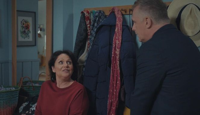 M jak miłość odc. 1883. Artur Rogowski (Robert Moskwa), Marysia (Małgorzata Pieńkowska)