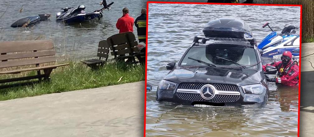 Mikołajki. Wodując skuter utopił Mercedesa