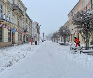 Akcja odśńieżania dróg w Lublinie
